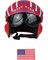 Adult's Air Force Combat Pilot Red Maverick Helmet Costume Accessory